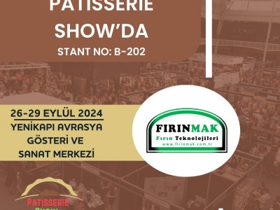 Patisserie Show '24 — Выставка оборудования для кондитерских, кафе, ресторанов, кофеен, мороженого и шоколада 26 – 29 сентября 2024 года Центр выставок и искусства Евразия, Еникапы
